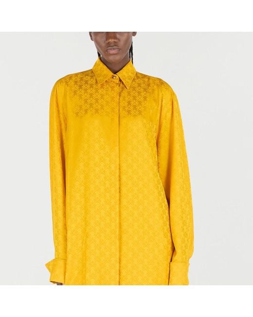 Roberto Cavalli Yellow Shirts