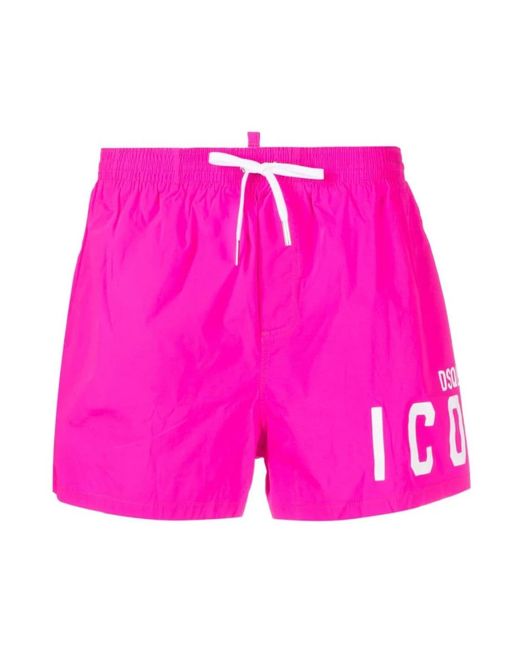 DSquared² Pink Beachwear for men