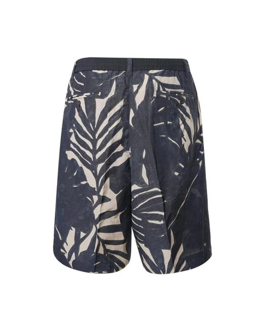 Emporio Armani Blue Casual Shorts for men