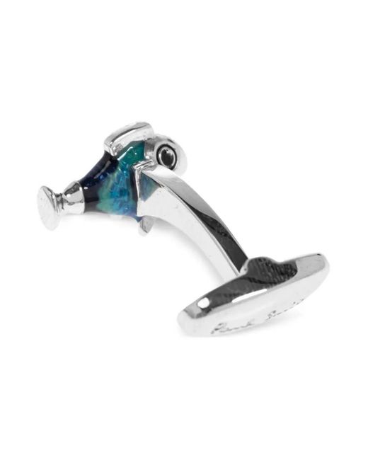 Paul Smith Fish Cufflinks in Metallic für Herren