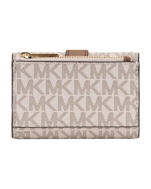 Michael Kors Accessoires ,Leer Portemonnee in het Natural