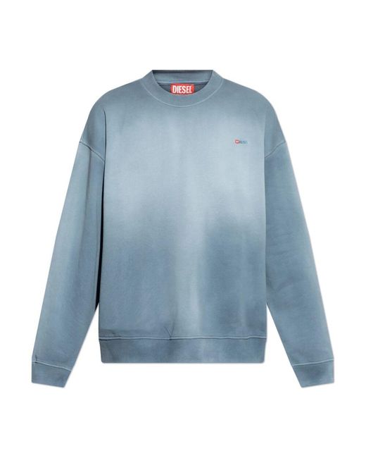 DIESEL Blue Sweatshirts for men