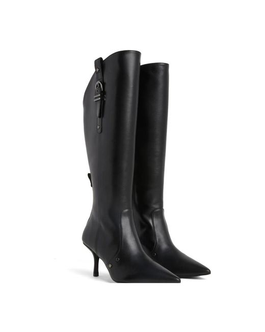 Stuart Weitzman Black Heeled Boots