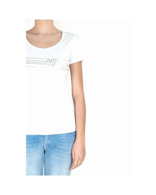 Tops > t-shirts Armani en coloris White