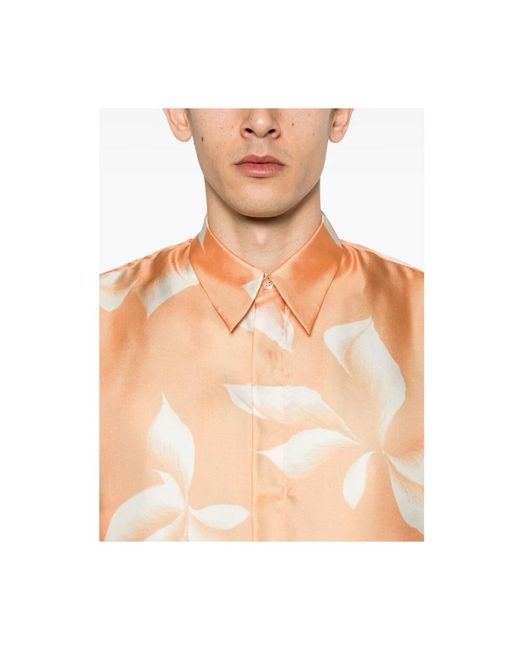 Dries Van Noten Casual Shirts in het Orange voor heren