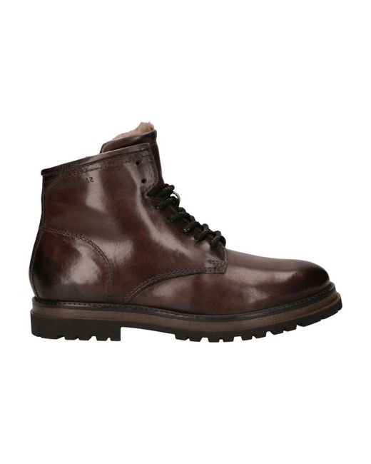 Salamander Brown Lace-Up Boots for men