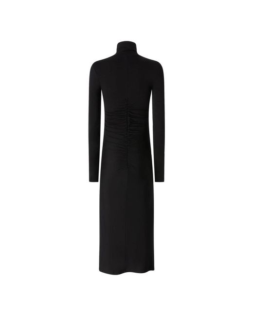 Maxi Dresses Pinko de color Black