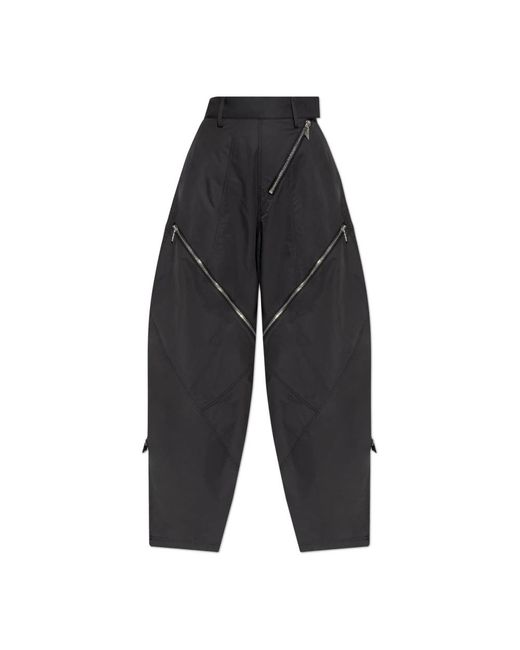 The Attico Tapered Trousers in het Black