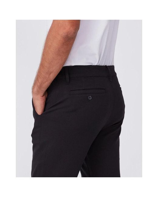 PAIGE Black Slim-Fit Trousers for men