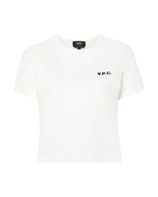 A.P.C. White T-Shirts