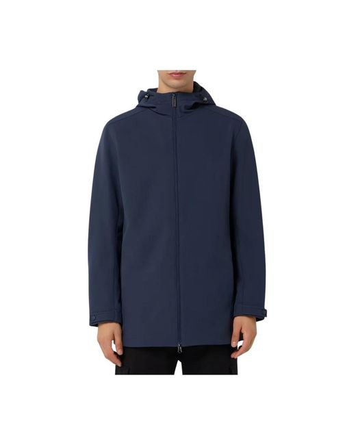 Colmar Fitness ,Blauw ,Polyester Parka Softshell in het Blue voor heren