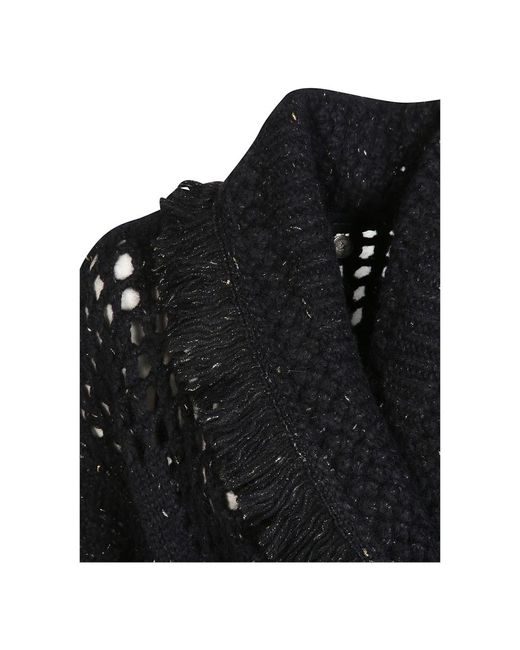 Alanui Black Stilvoller astral cardigan sweater