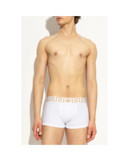 Versace Ondergoed ,Wit ,Katoen Katoenen Boxershorts in het White voor heren
