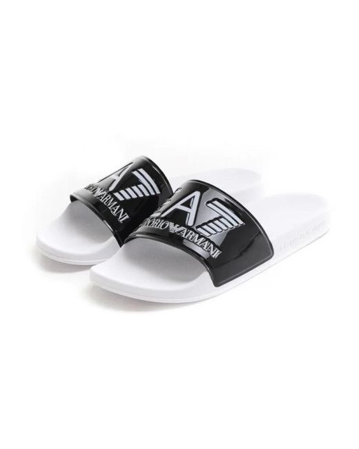 Sliders di EA7 in Black da Uomo