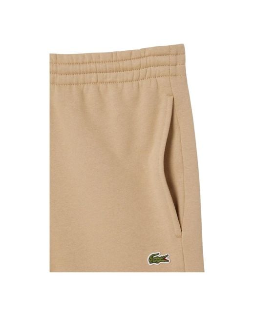 Sweatpants Lacoste de hombre de color Natural