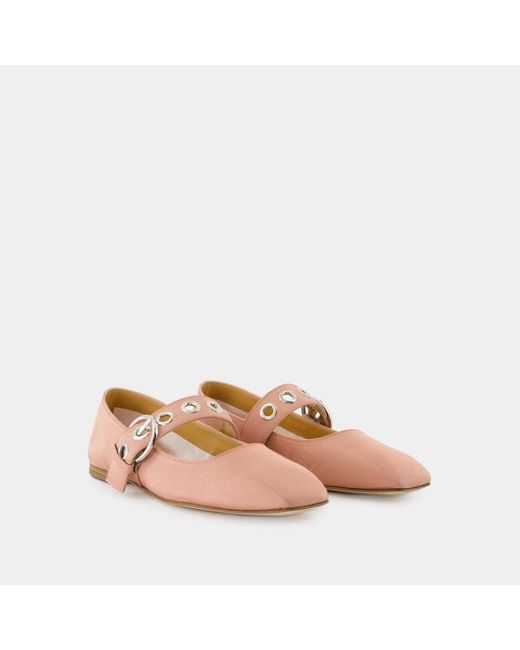 Aeyde Pink Ballerinas