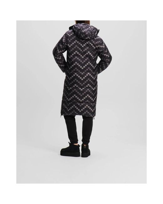 Karl Lagerfeld Black Parkas