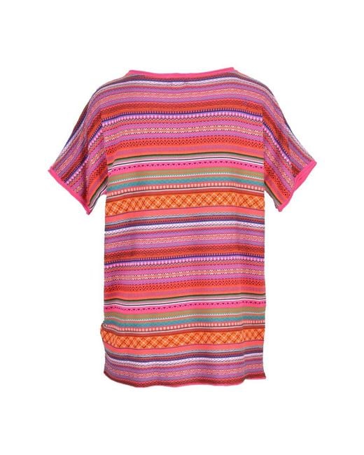 Round-Neck Knitwear di Ballantyne in Pink