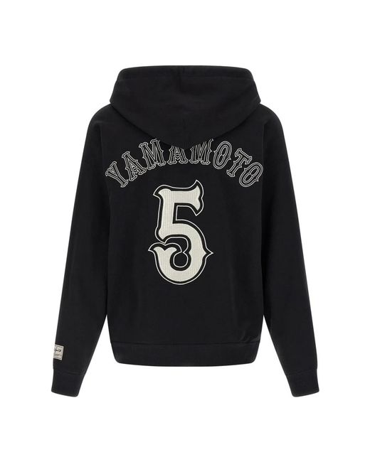 Y-3 Black Hoodies for men