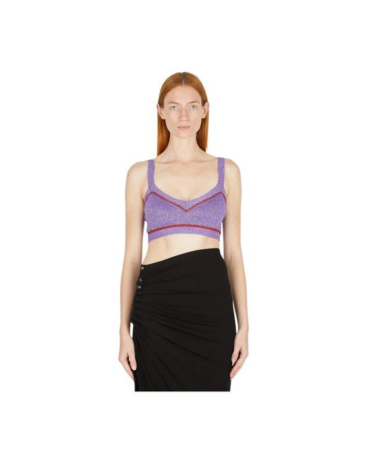Rabanne Pink Sleeveless Tops