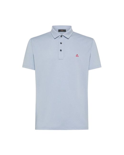 Peuterey Tops ,Blauw ,Katoen Stijlvol Poloshirt Mezzola in het Blue voor heren