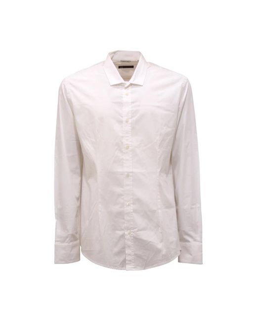 Daniele Alessandrini White Formal Shirts for men