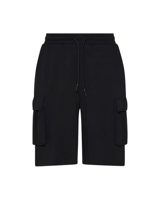 John Richmond Black Casual Shorts for men