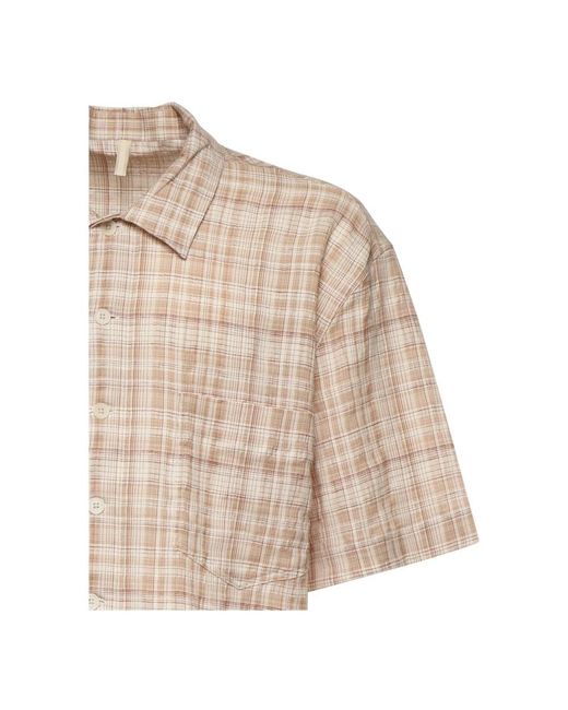 sunflower Natural Short Sleeve Shirts for men