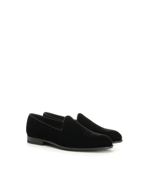 Tagliatore Black Loafers for men