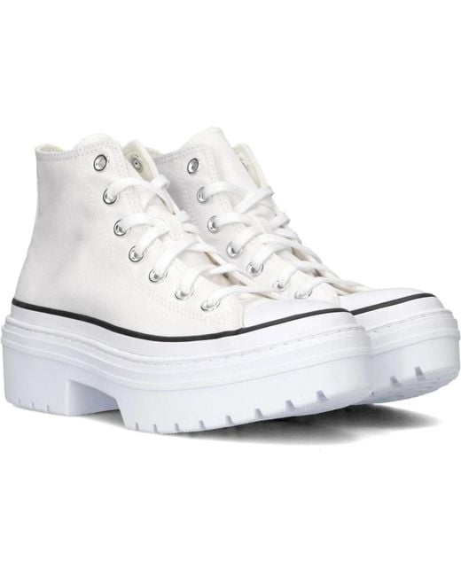 Converse White S Chuck Taylor All Star Lugged Heel Platform