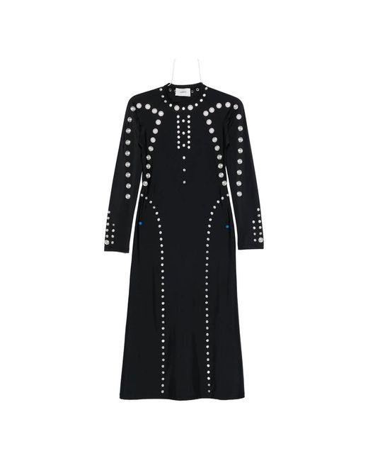 Maxi Dresses Coperni de color Black