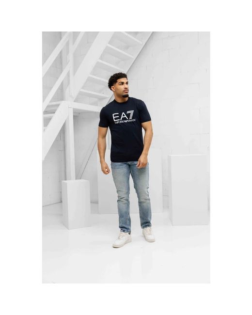 Emporio Armani Blue T-Shirts for men
