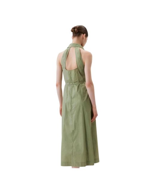 SIMONA CORSELLINI Green Shirt Dresses