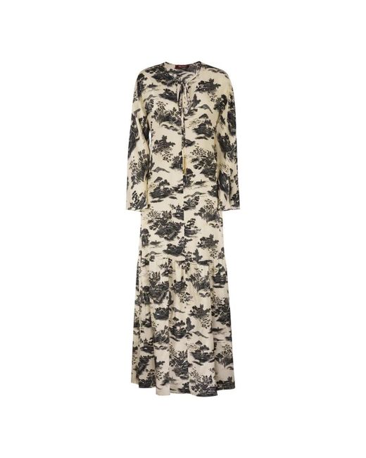 Max Mara Kleedjes ,Msealga Jurk in het Natural