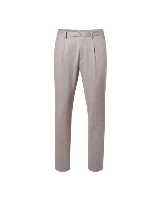 Pantaloni slim fit con cintura di Baldessarini in Gray da Uomo