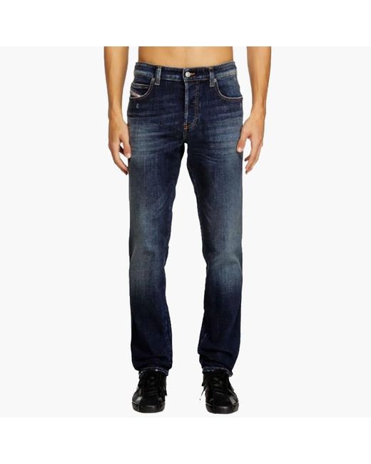 DIESEL Blue Slim Fit Jeans for men
