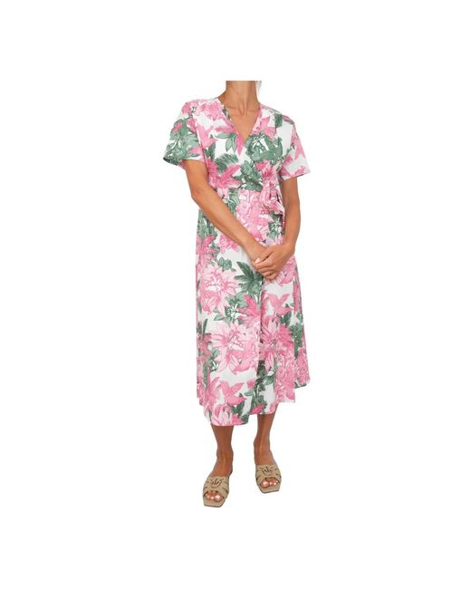 Marella Elegante Rosa Jurk in het Pink