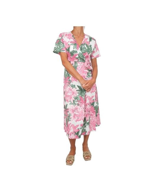 Marella Pink Wrap Dresses