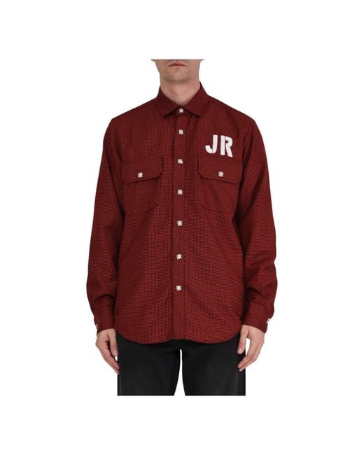 John Richmond Red Casual Shirts for men