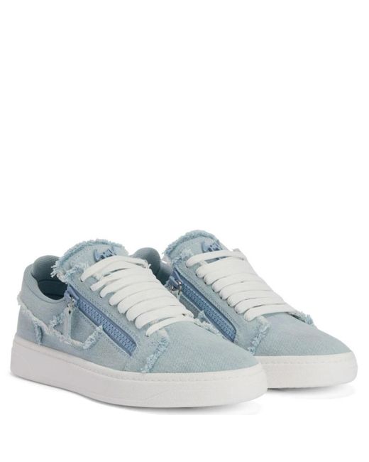 Giuseppe Zanotti Blue Sneakers for men
