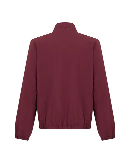 Fedeli Jassen ,Rood ,Polyester Lightweight Bomber Jacket in het Purple voor heren