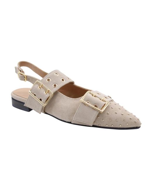 Babouche Natural Ballerina Shoes