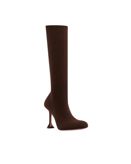 AMINA MUADDI Brown Heeled Boots