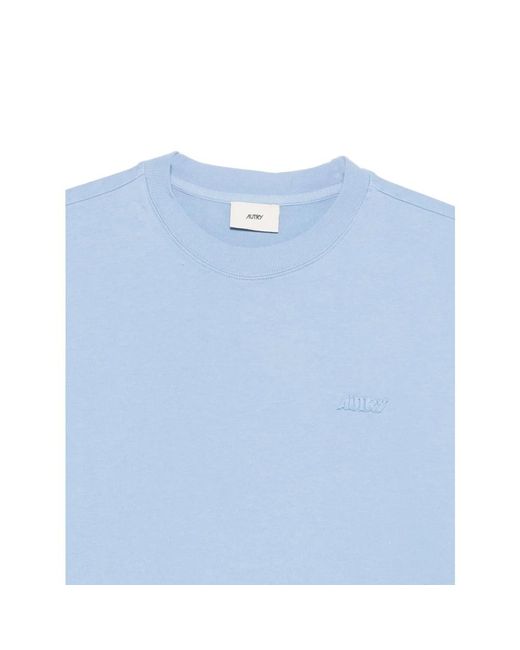 Autry Tonal Logo Tee in het Blue voor heren