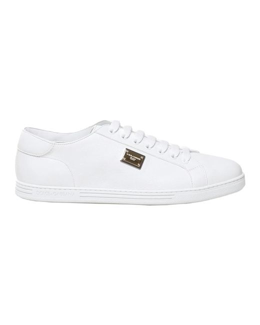 Saint tropez sneakers di Dolce & Gabbana in White da Uomo