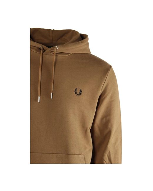 Fred Perry Hoodies in het Brown voor heren