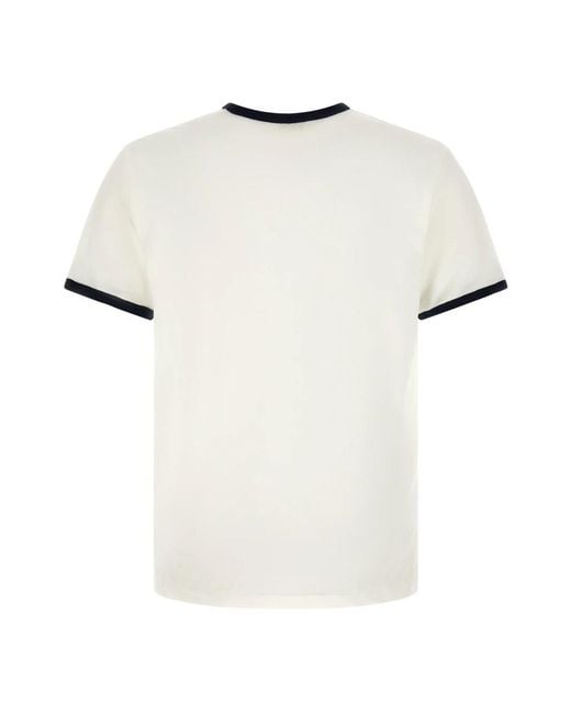 T-Shirts Second/Layer de hombre de color White
