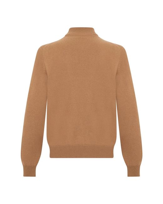Fedeli Ritsluiting Vest in het Brown voor heren