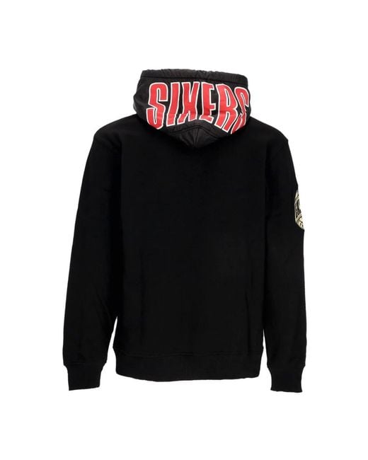 Mitchell & Ness Black Hoodies for men