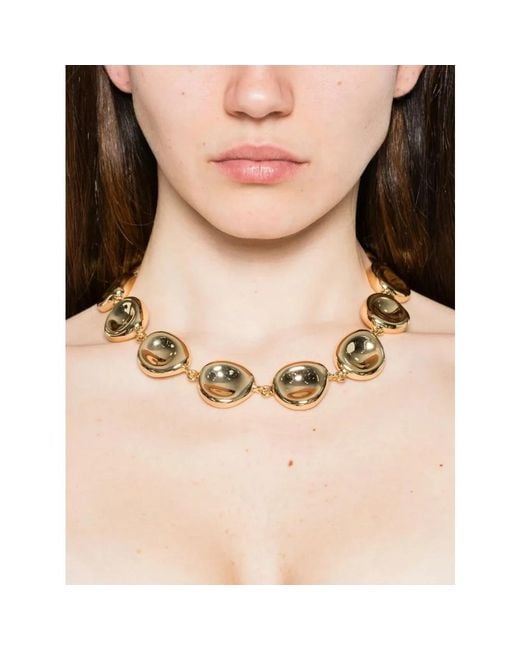 Joseph Metallic Bean Necklace